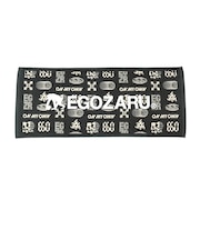 エゴザル（EGOZARU）レトロテクノパターン スポーツフェイスタオル EZFW26UTW012C450