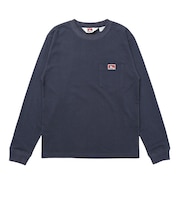 ベンデイビス(BEN DAVIS)ポケット付きロンT 長袖Tシャツ 26780027-NVY