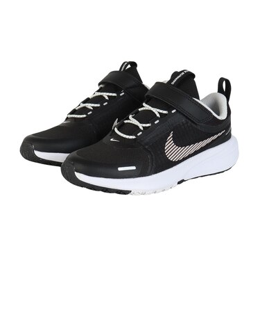 ナイキ（NIKE）ジュニアスポーツシューズ ベルクロ ベルト付き スニーカー スター ランナー ユーティリティ PS ブラック ホワイト IO2336-002