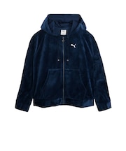 プーマ（PUMA）ESS エレベーテッド ベロア フルジップ フーディ 638513 73 DBLU