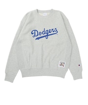 チャンピオン（CHAMPION）ロサンゼルス・ドジャース クルーネックスウェット VIN ML0526SS0002-Dodgers