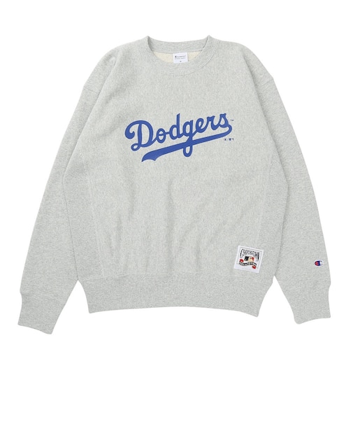 チャンピオン（CHAMPION）ロサンゼルス・ドジャース クルーネックスウェット VIN ML0526SS0002-Dodgers