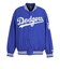 エムエルビー（MLB）野球ウェア ロサンゼルス・ドジャース Satin ジャケット ML2326FW0001-BLU-LD