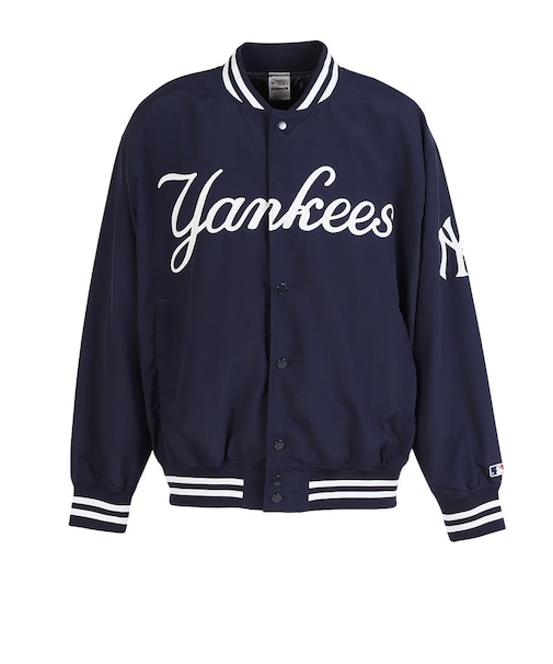 エムエルビー（MLB）野球ウェア ニューヨーク・ヤンキース Satin ジャケット ML2326FW0001-NVY-NY