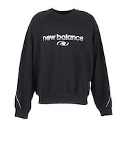 ニューバランス(new balance)Trackside スウェットクルーネック 裏毛 MT62N5SYBK