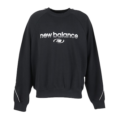 ニューバランス（new balance）Trackside スウェットクルーネック 裏毛 MT62N5SYBK