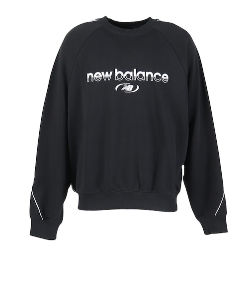 ニューバランス（new balance）Trackside スウェットクルーネック 裏毛 MT62N5SYBK