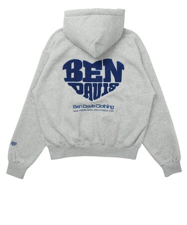 ベンデイビス（BEN DAVIS）相良ジップ パーカー 26780058-MGRY