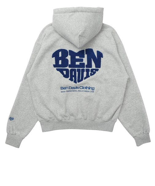 ベンデイビス（BEN DAVIS）相良ジップ パーカー 26780058-MGRY