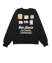 ベンデイビス(BEN DAVIS)レーベルトレーナー 26780055-BLK