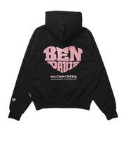 ベンデイビス（BEN DAVIS）相良ジップ パーカー 26780058-BLK
