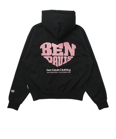 ベンデイビス（BEN DAVIS）相良ジップ パーカー 26780058-BLK