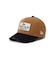 ニューエラ（NEW ERA）ジュニア キャップ Youth 9FORTY A-Frame Duck Canvas ウーブンパッチ ライトブロンズ ネイビーコー…