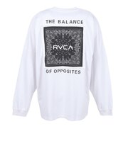 ルーカ（RVCA）BANDANA BALANCE CRAST 長袖Tシャツ BG042052 WHT