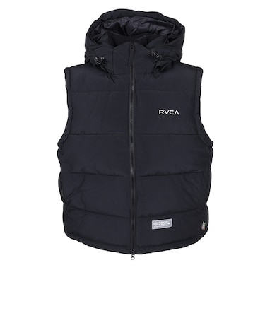 ルーカ（RVCA）BACK PATCH PUFFER ベスト BG042751 BLK