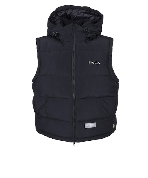 ルーカ（RVCA）BACK PATCH PUFFER ベスト BG042751 BLK