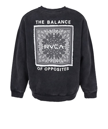 ルーカ（RVCA）BANDANA BALANCE CRAST クルーネックトレーナー BG042015 KVCW