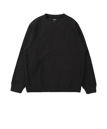 ハーレー（HURLEY）マイクロ フリース アイコン オーバーサイズ クルー MUFL262002-BLK