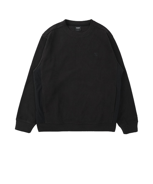 ハーレー（HURLEY）マイクロ フリース アイコン オーバーサイズ クルー MUFL262002-BLK