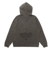 ハーレー(HURLEY)ピグメント オーバーサイズ ジップアップ フーディー MCFF262028-BLK