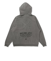 ハーレー(HURLEY)ピグメント オーバーサイズ ジップアップ フーディー MCFF262028-GRY