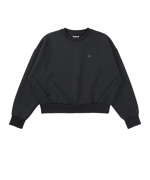 ハーレー（HURLEY）PHANTOM スウェット クルー フリース WCFL262001-BLK