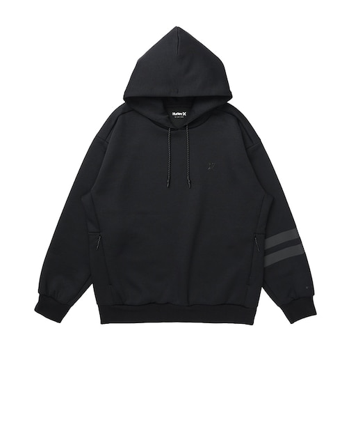 ハーレー（HURLEY）PHANTOM スウェット ブロックパーティ オーバーサイズ フーディー MUFF262006-BLK