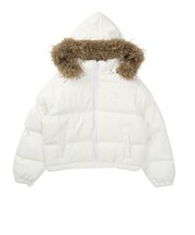 ディーシーシューズ（DC SHOES）エコファー付き パデッドフーディジャケット 26FW LJK264301 WHL