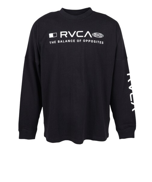 ルーカ（RVCA）STRAIGHT HEX 長袖Tシャツ BG042050 BLK