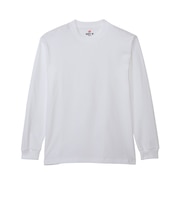 ヘインズ(Hanes)BEEFY-T クルーネックロングスリーブTシャツ HM4-D001 010