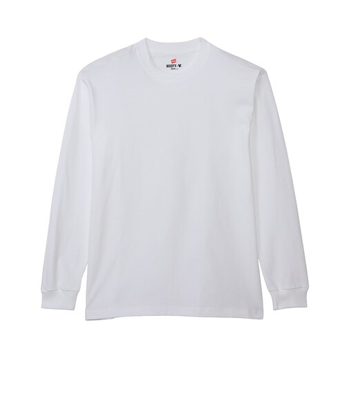 ヘインズ（Hanes）BEEFY-T クルーネックロングスリーブTシャツ HM4-D001 010
