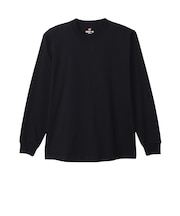ヘインズ（Hanes）BEEFY-T クルーネックロングスリーブTシャツ HM4-D001 090