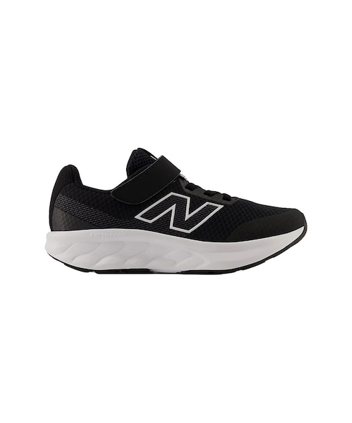 ニューバランス(new balance)ジュニア スポーツシューズ スニーカー 520 フック&ループ ブラック ホワイト P52099OW スポーツトレーニ…