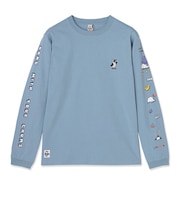 チャムス(CHUMS)ゲームセンターブラッシュドロングスリーブTシャツ CH01-2877-A040