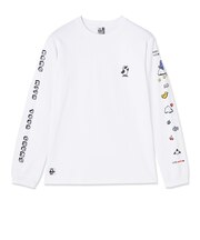チャムス（CHUMS）ゲームセンターブラッシュドロングスリーブTシャツ CH01-2877-W001