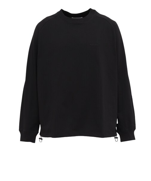 スカルプテッド ロングスリーブTシャツ POT-26031black