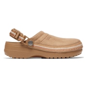 クロックス(crocs)サンダル クラフテッド ウィーガン スエード ステッチ クロッグ 214048-2EY