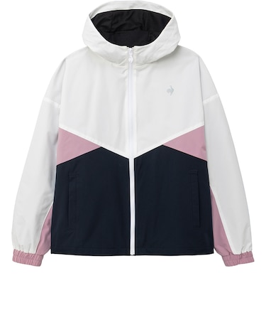 ルコックスポルティフ（lecoqsportif）裏起毛ウィンドブレーカージャケット LT6FWB30L WH00