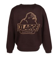 エクストララージ(XLARGE)OG クルーネックセーター 101263015001-BROWN