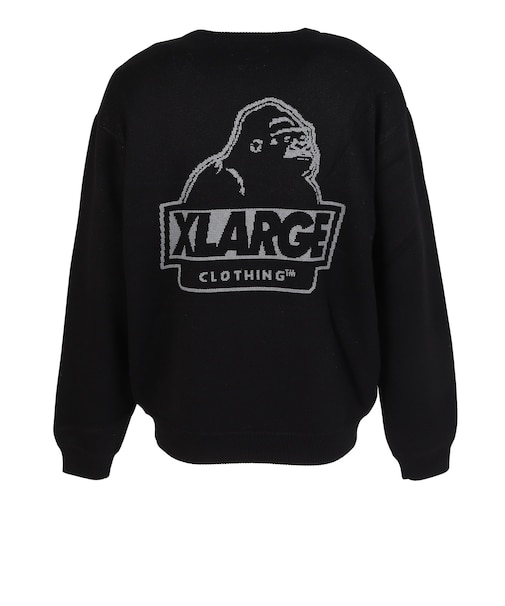 エクストララージ（XLARGE）OG クルーネックセーター 101263015001-BLACK