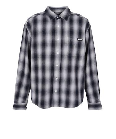 エクストララージ（XLARGE）OVERDYED OMBRE チェックシャツ 101263014004-BLACK