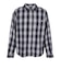 エクストララージ（XLARGE）OVERDYED OMBRE チェックシャツ 101263014004-BLACK