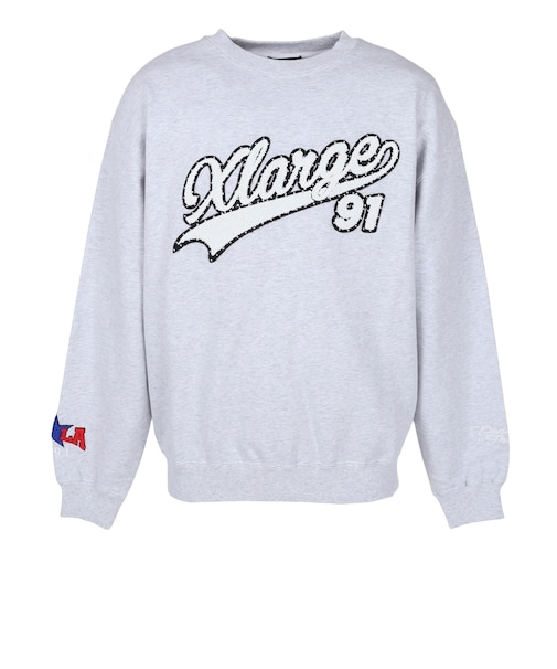 エクストララージ（XLARGE）BASEBALL クルーネックスウェット 101263012006-ASH