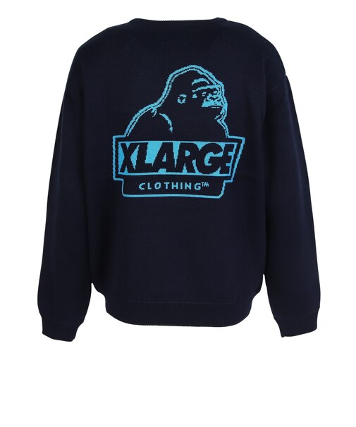 エクストララージ（XLARGE）OG クルーネックセーター 101263015001-NAVY