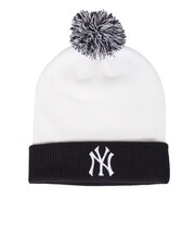 エムエルビー（MLB）ニットキャップ ニューヨーク・ヤンキース POM ビーニー NB16-194N-NK-QG5