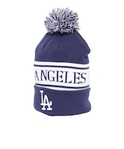 エムエルビー(MLB)ニットキャップ ロサンゼルス・ドジャース POM ビーニー NB16-4EU-LD-JH5