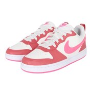 ナイキ(NIKE)ジュニアスニーカー スポーツシューズ コート ボロー LOW ホワイト ピンク IV5820-102 スポーツ カジュアル シューズ