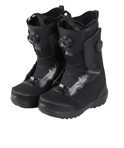 サロモン（SALOMON）スノーボード ブーツ 女性用 アイビーボア 22-23 IVY BOA SJ BOA BLK L41707600