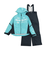 デサント（DESCENTE）スキーウエア ジュニア 上下 セット DWJUJH01X LBL ブルー ブラック サイズ調整 130 140 150