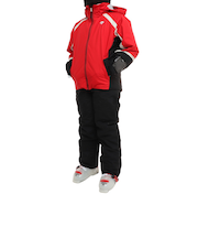 デサント（DESCENTE）スキーウエア ジュニア 上下 セット DWJUJH02X ERD レッド サイズ調整 110 120 130 140 150 16…